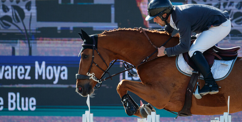 Sergio Alvarez Moya and Be Blue top all-Spanish podium in the CSI3* 1.50m Grand Prix Trofeo CHG at Autumn MET 2025