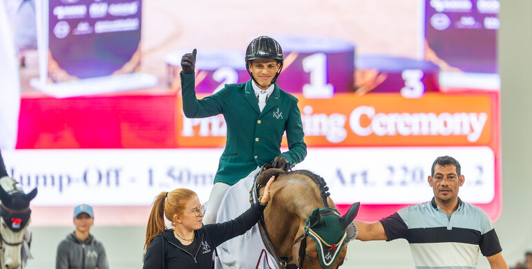Abdullah Alsharbatly and Böckmann’s Lord Pezi Junior kick off the 2026-season on winning form in Doha
