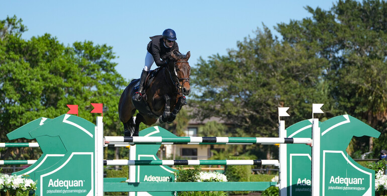 Luis Fernando Larrazabal enjoys the process in Adequan® WEF Challenge Cup round 2 victory