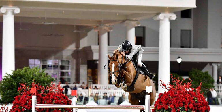 Aaron Vale and Carissimo 25 take the turn to the top in the CSI4* $200,000 UF Health Grand Prix in Ocala