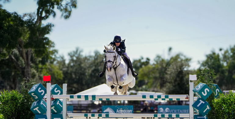 MTM Apple and Tracy Fenney deliver a fresh win in the $60,000 HITS Grand Prix during the first week of the 2026 HITS Ocala Winter Circuit