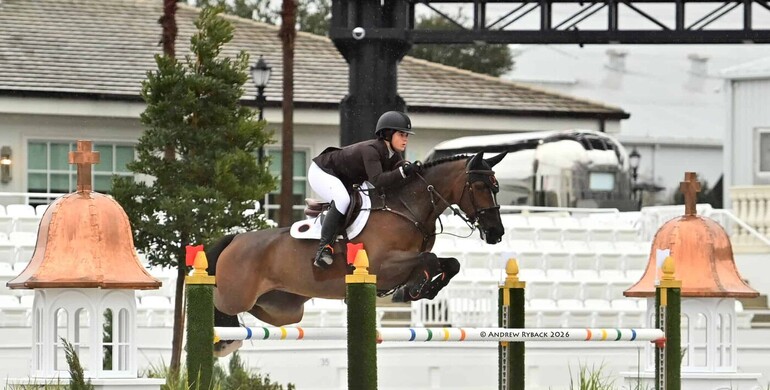 Stella Wasserman claims the CSI2* $65,000 4CYTE Grand Prix victory with Precious Dwerse Hagen