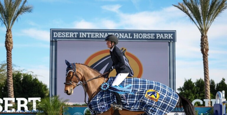 Ali Ramsay and Bonita vh Keizershof Z are best in $32,000 Cavalor CSI5* 1.45m Classic