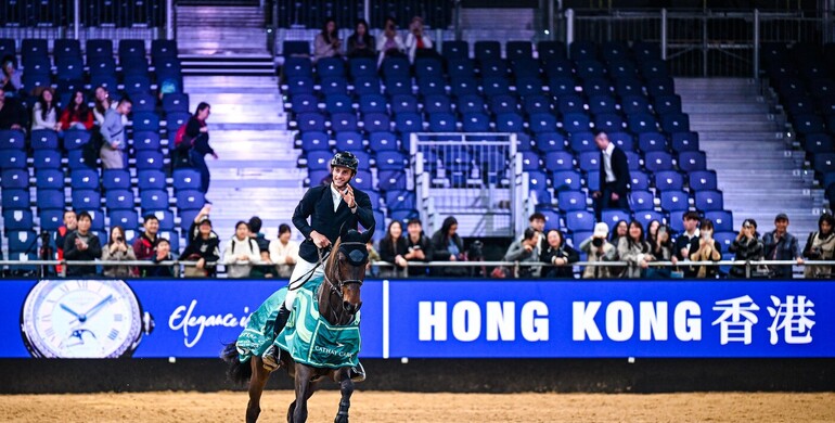 Richard Vogel and Phenyo van het Keysersbos best in Saturday’s CSI5* 1.55m Cathay Cargo Reach for the Skies Stakes in Hong Kong