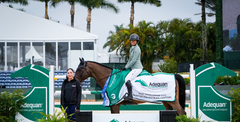 Mimi Gochman and Inclen BH beat the best in $116,100 Adequan® CSI5* WEF Challenge Cup
