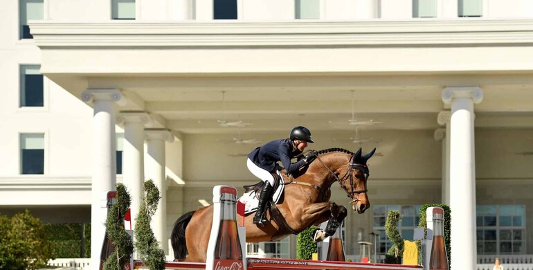 Molly Ashe Cawley and Berdien return to the top in the $32,000 Budweiser CSI2* Grand Prix qualifier