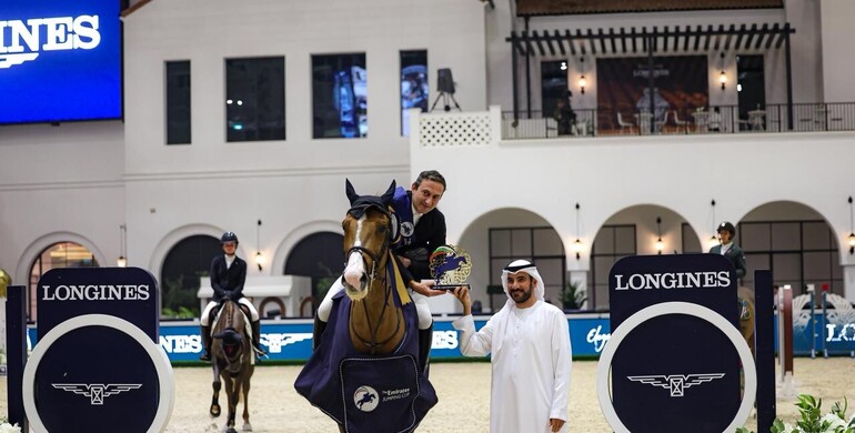 Piergiorgio Bucci and Casalia DG victorious in Thursday’s CSIO5* Longines Grand Prix qualifier in Abu Dhabi
