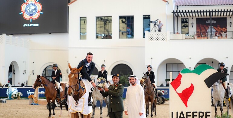 Romain Duguet and Bel Canto de Boguin win CSIO5* 1.50m CISM Speed Stakes as Abu Dhabi builds towards Longines League of Nations™ showdown