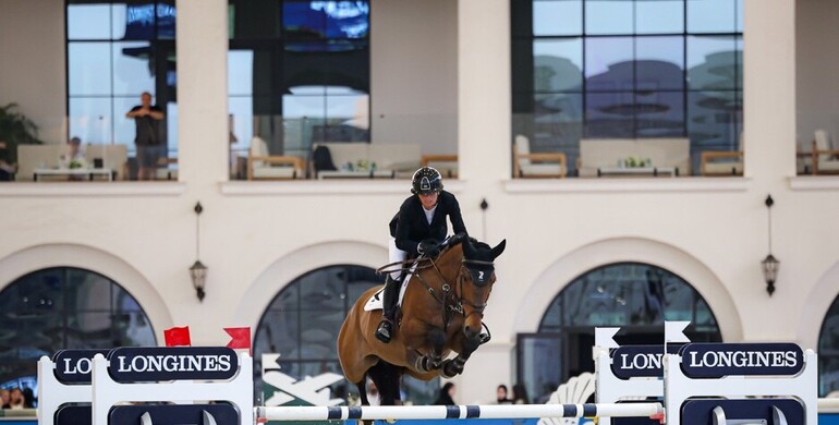 Katie Speller and Z7 Pink Panther keep their cool to claim CSI2* Longines Grand Prix title at the Emirates Jumping Cup