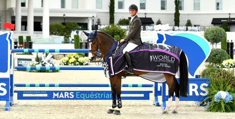 Ginger-Blue is red hot, earning another victory in $62,500 1.50m Speed CSI5*-W with Ben Maher
