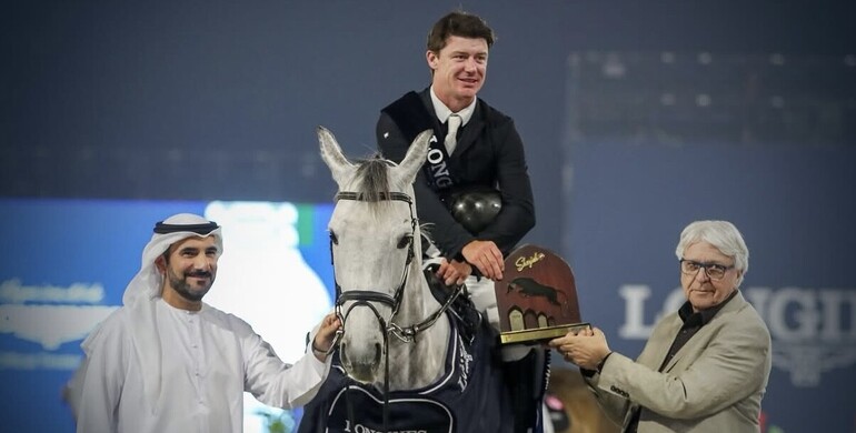 Michael Pender and HHS Los Angeles victorious in Friday’s CSI5*-W Longines Grand Prix qualifier in Sharjah