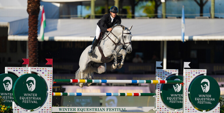 Richard Vogel and Cardentos top the CSI5* 1.50m  $62,500 presented by Bainbridge Companies