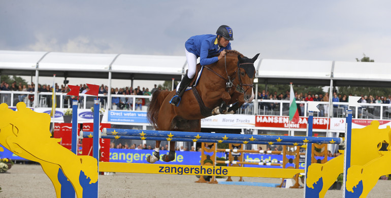 Future stars with famous fathers at the FEI World Breeding Jumping Championships