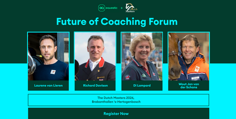Equestic and The Dutch Masters 2026 to hold forum on the future of coaching