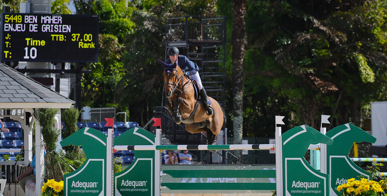 Ben Maher and Enjeu de Grisien do just enough in Adequan® WEF Challenge round 9