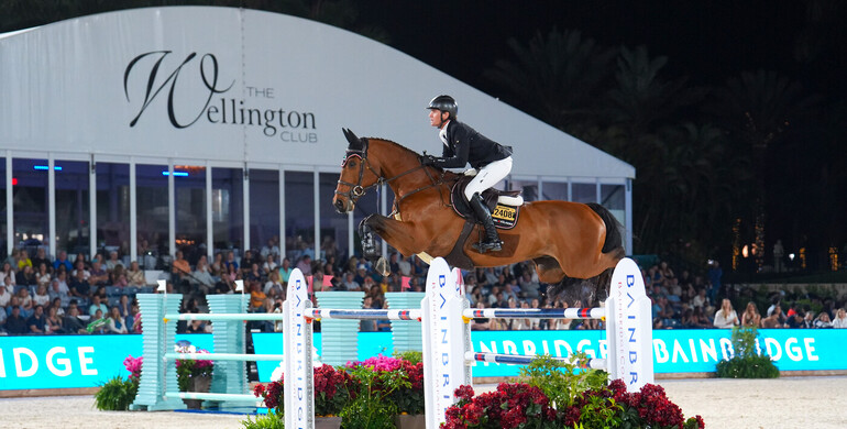 Darragh Kenny and Eddy Blue conquer $500,000 Bainbridge Companies CSI5* in first WEF Grand Prix victory