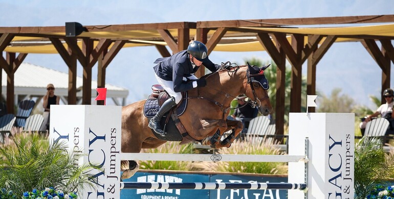 Conor Swail and Theo 160 get a wire-to-wire win in $32,000 CSI4* 1.45m speed