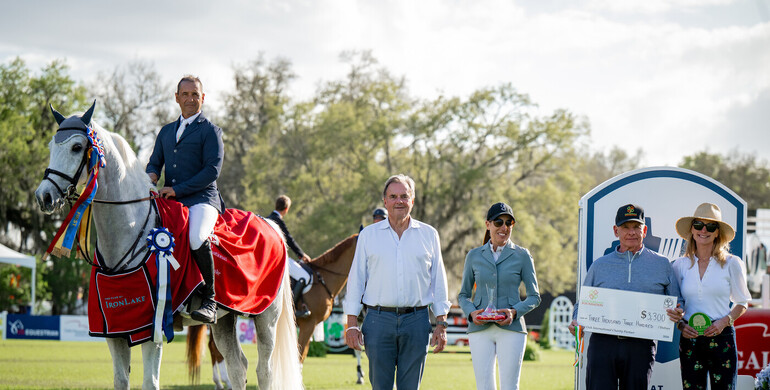 Robert Blanchette and Chardonnay top the CSI4* 1.50m Live Oak International Grand Prix qualifier presented by The Club at Iron Lake in Ocala