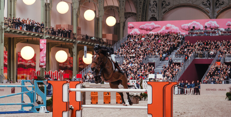 Simon Delestre and Olga van de Kruishoeve light up the Grand Palais