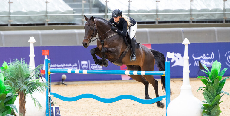 Kristen Vanderveen and Bull Run’s Jireh Wednesday’s winners in Doha