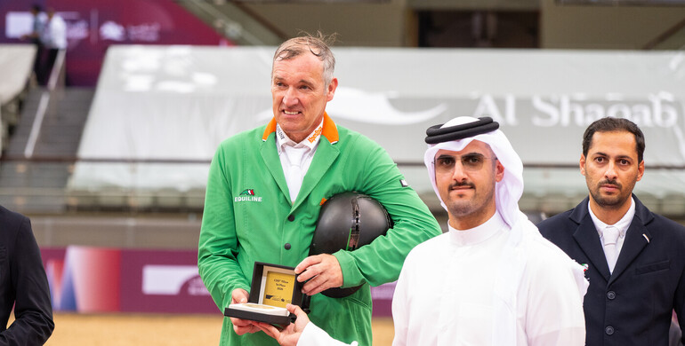 Gerfried Puck and Equitron Naxcel V Friday’s best in Doha
