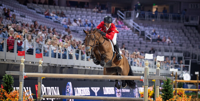 “Just a flip of a coin” – Kent Farrington is the one to catch in Fort Worth after Toulayna tops the first round at the Longines FEI Jumping World Cup™ Final 2026
