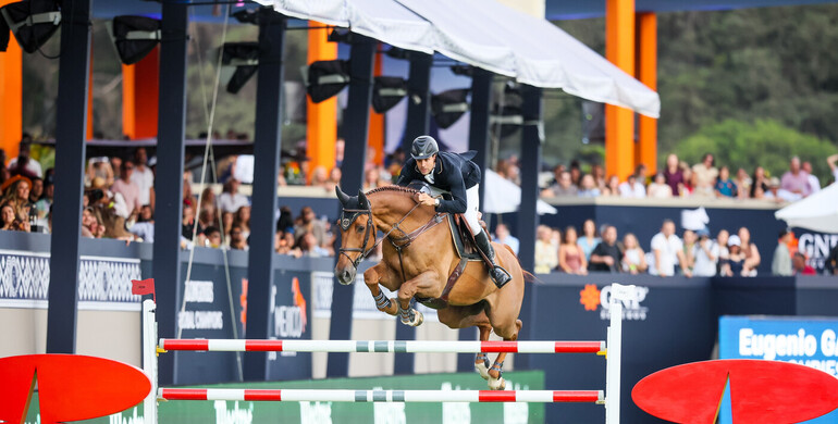 Eugenio Garza Perez and Chalouries PS deliver a jump-off masterclass in the CSI5* 1.50m Banorte Trophy at LGCT Mexico