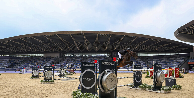 Nicola Philippaerts and Katanga v/h Dingeshof  power to Shanghai glory in the Longines Global Champions Tour Grand Prix