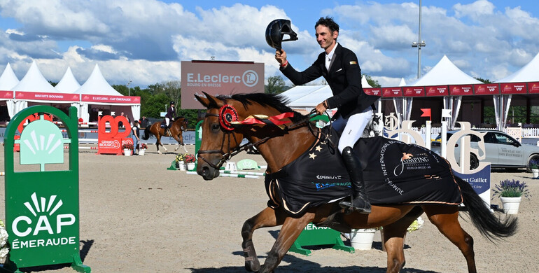 Benoit Cernin and Dynamite du Miral best in Thursday’s CSI4* 1.50m Prix E. Leclerc Cap Emeraude in Bourg-en-Bresse