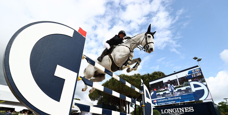 Katharina Rhomberg and Colestus Cambridge triumph in the CSI5* 1.60m Giorgio Armani Grand Prix presented by Longines