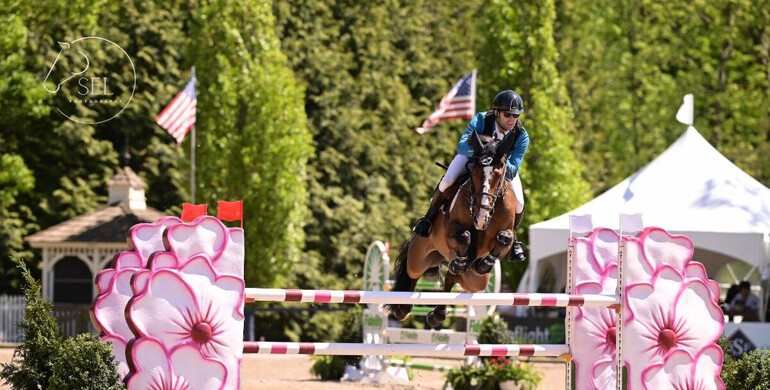 Hutton back on top in $32,000 FEI 1.45m Time First Round presented by Fidelity Investments