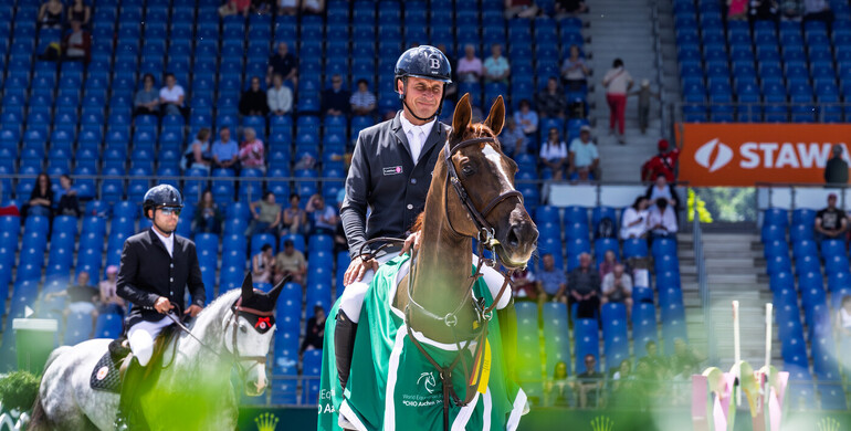 “It is always nice to start a show like this” – Epaillard and Easy Up de Grandry open TSCHIO Aachen 2026 with a win in the CSI5* Prize of Soers