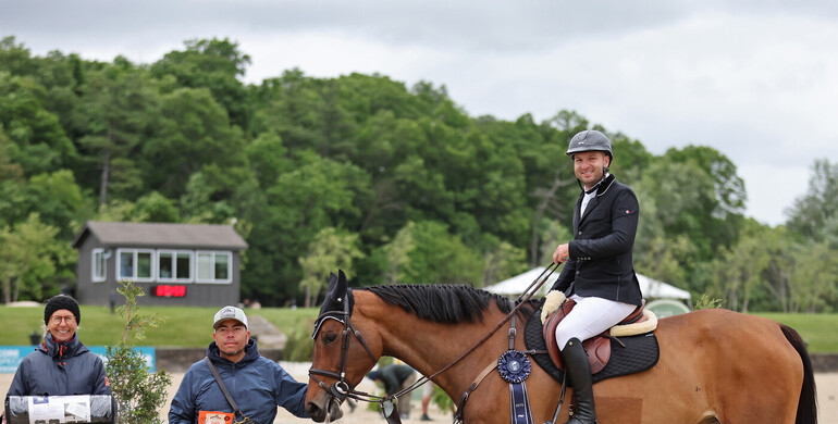 Steven Bluman and Concare PS stand alone in the $75,000 Voltaire Grand Prix during week two at HITS Hudson Valley