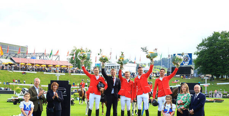 A home win for Switzerland in the CSIO5* Range Rover Nations Cup in St. Gallen
