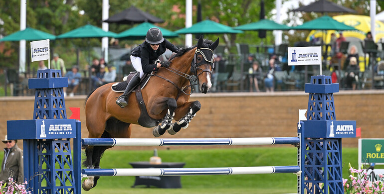 Katie Laurie and Django II rise to the top in AKITA Drilling Grand Prix, presented by Rolex