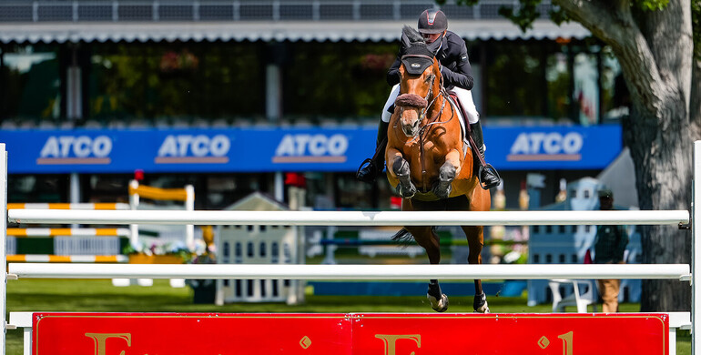 Jos Verlooy & Parise Van Den Dael best in the Francis Family Cup 1.50m at Spruce Meadows