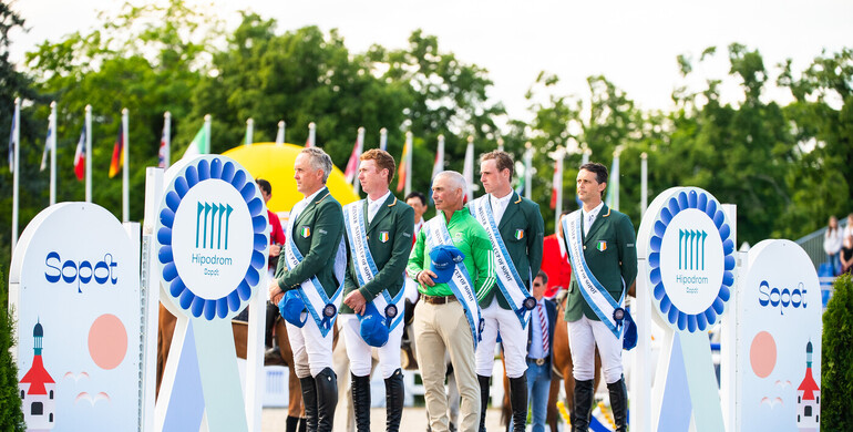 Irish team on top in Sopot