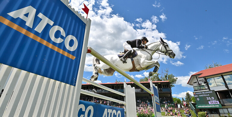 Mark Bluman & Hastella win the ATCO CSI2* Grand Prix at Spruce Meadows