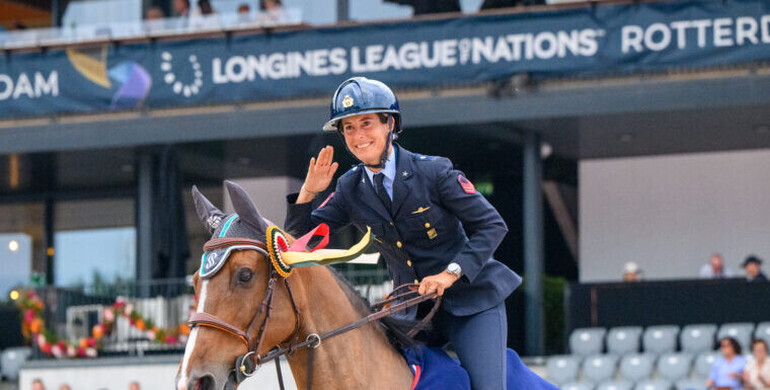 Giulia Martinengo Marquet and Scuderia 1918 Calle Deluxe win Thursday’s CSIO5* 1.50m Nedspice Prize in Rotterdam