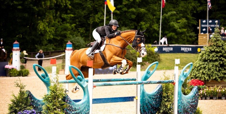 A special win for Kelli Cruciotti VanderVeen and Mochito V/D Mishagen in $31,100 CSI3* Welcome Stake