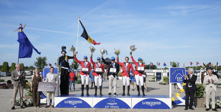 Belgium dominates as Longines EEF Series semi-final in Peelbergen produces five finalists for Avenches