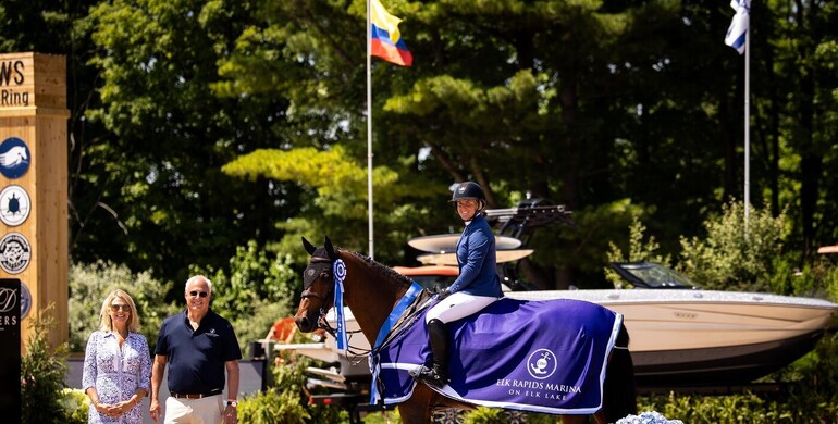 Samantha Schaefer and Frasier find another gear in CSI3* $31,100 Elk Rapids Marina two-phase
