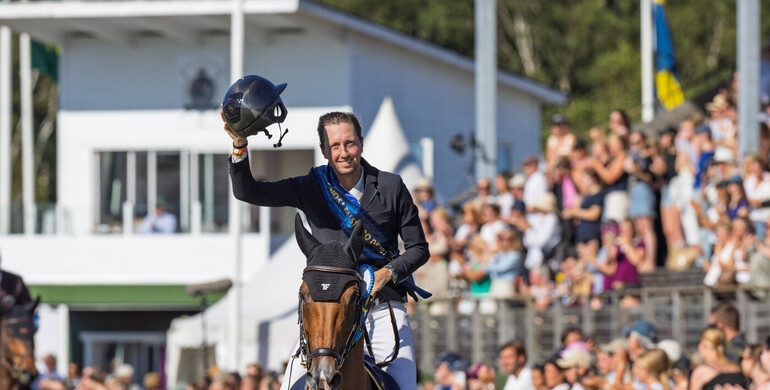 Martin Fuchs and Love de Vie win Falsterbo Derby after a thrilling jump-off of three