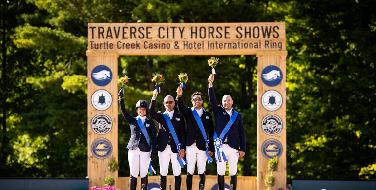 A win for Team Israel in $75,000 CSIO3* Nations Cup at Traverse City Horse Shows