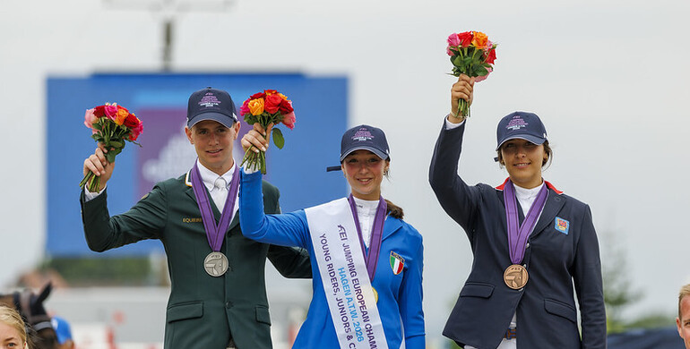 Italy’s Lepratti makes history as FEI Jumping European Championship for youth concludes