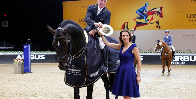 John Whitaker and Argento take top honors in the Prix Airbus at Longines Los Angeles Masters