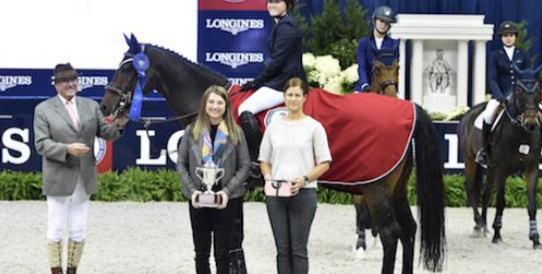 Victoria Colvin and Cafino capture Welcome Stake at the 2015 Washington International Horse Show