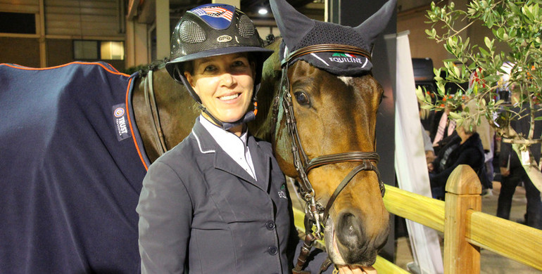 Lauren Hough with Friday's biggest win in Maastricht