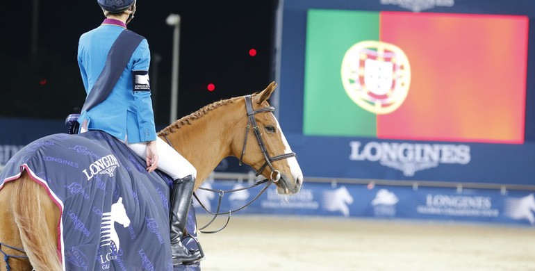 Luciana Diniz wins the 2015 Longines Global Champions Tour