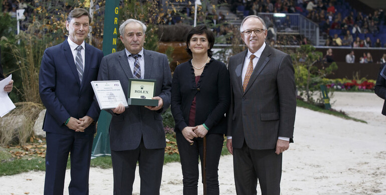 Hello Sanctos' breeder Willy Taets awarded in Geneva